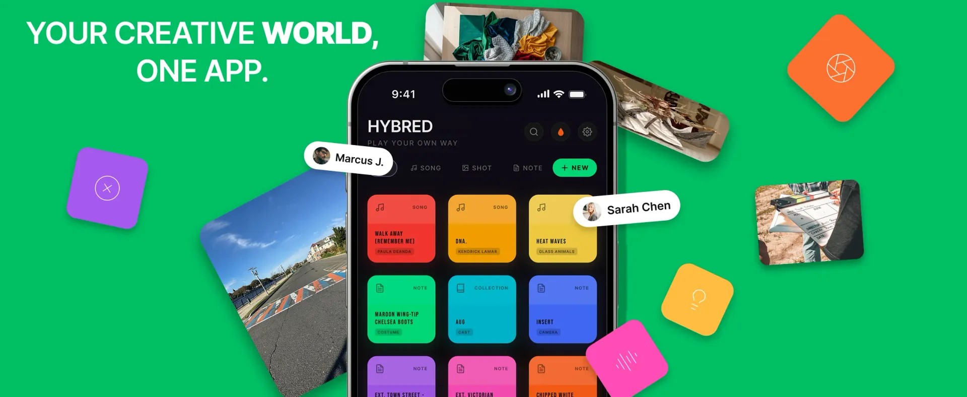 Your Creative World, One App.